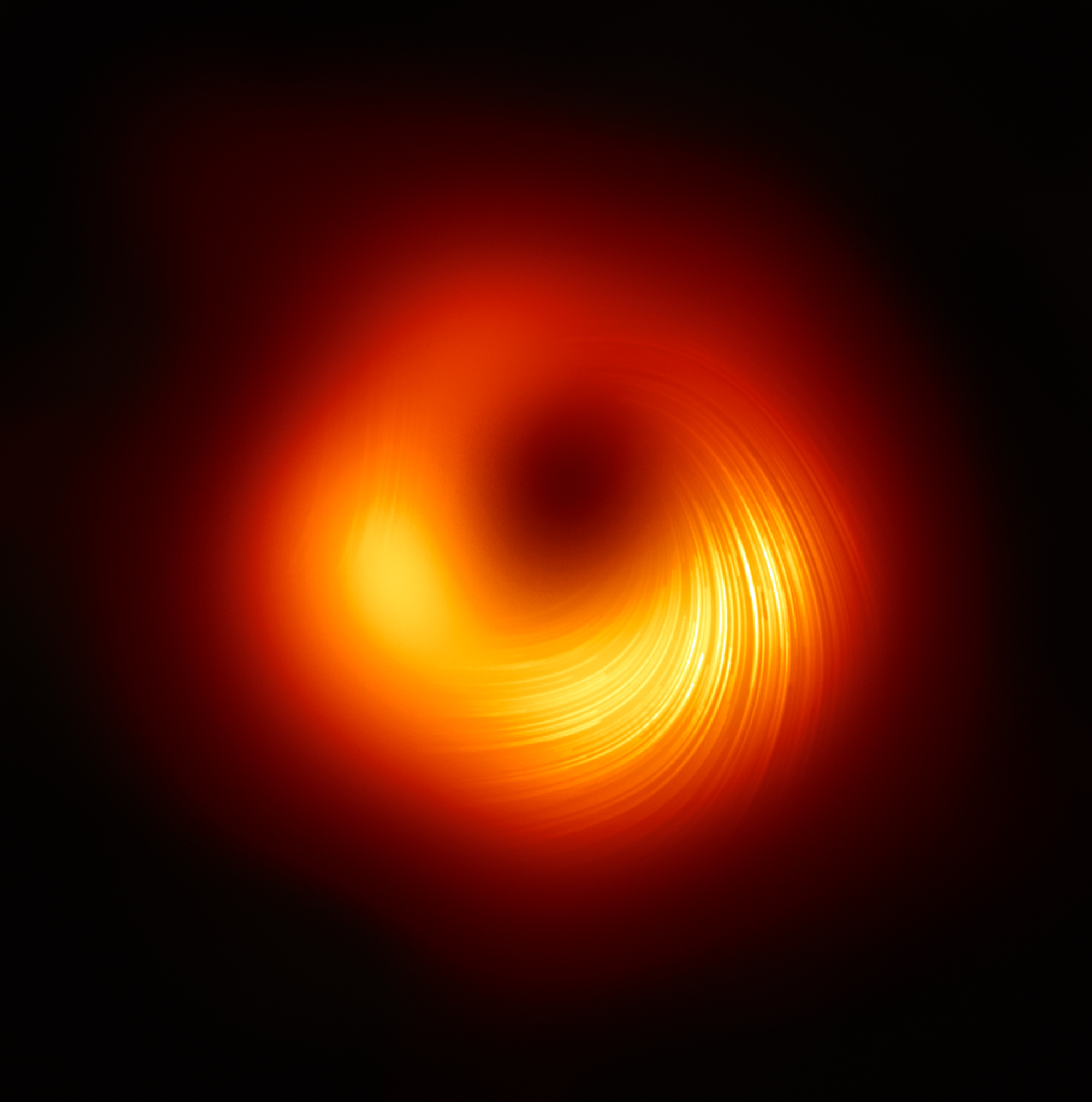 m87 eht luce polarizzata buco nero